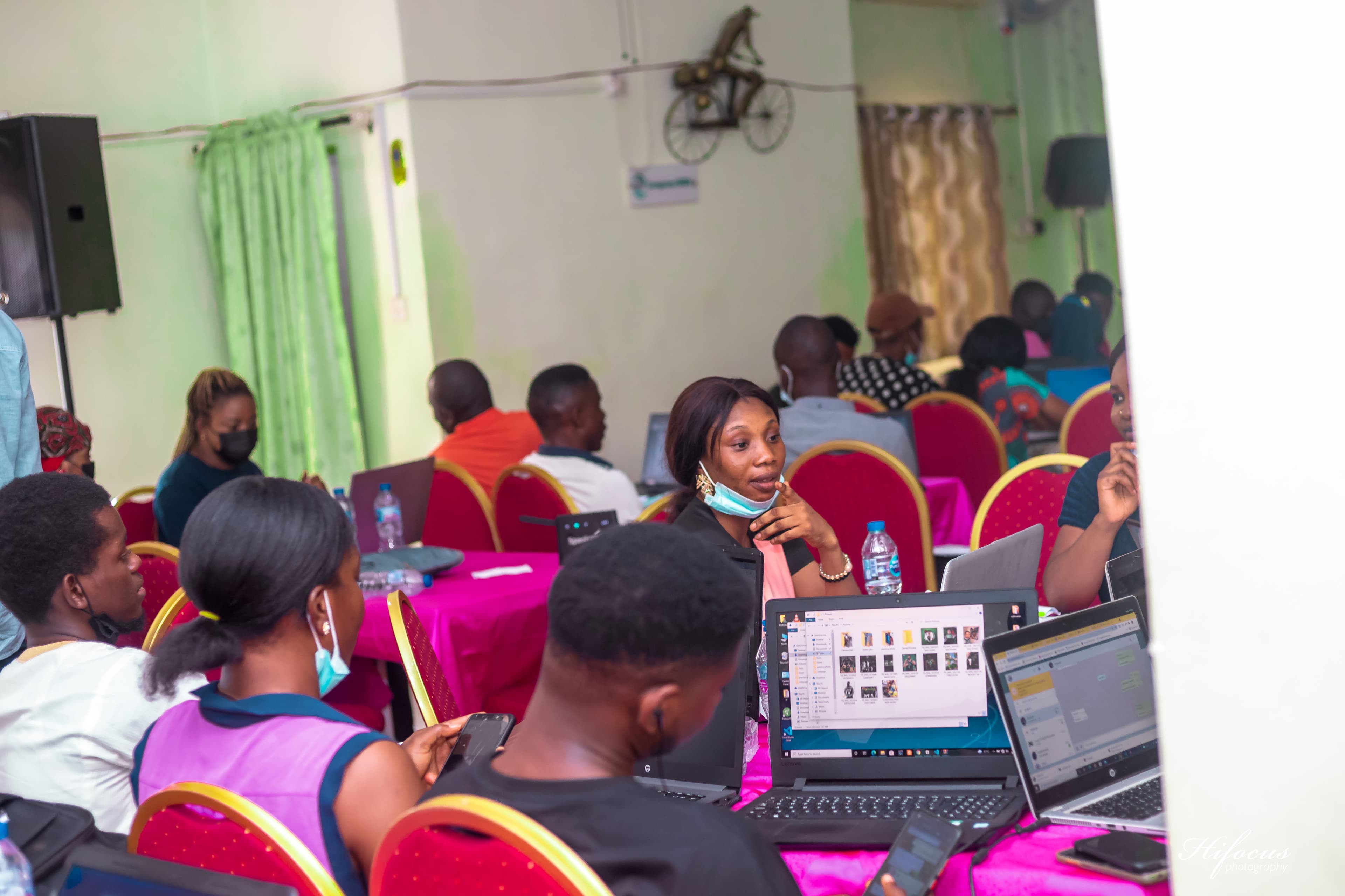 Digital literacy workshops and civic education in schools